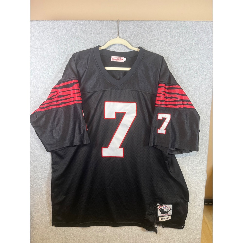 Mitchell & Ness Boomer Esiason Cincinnati Bengals Jersey Black 56 Distressed